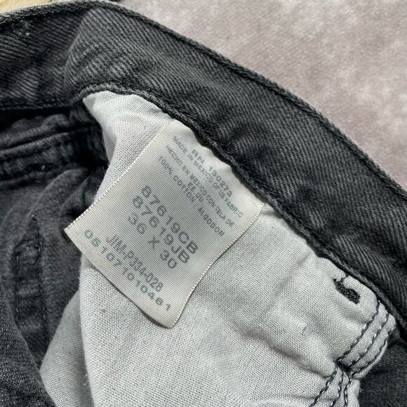 Vintage Rustler Dark Faded Black Denim Jeans - Picture 7 of 8